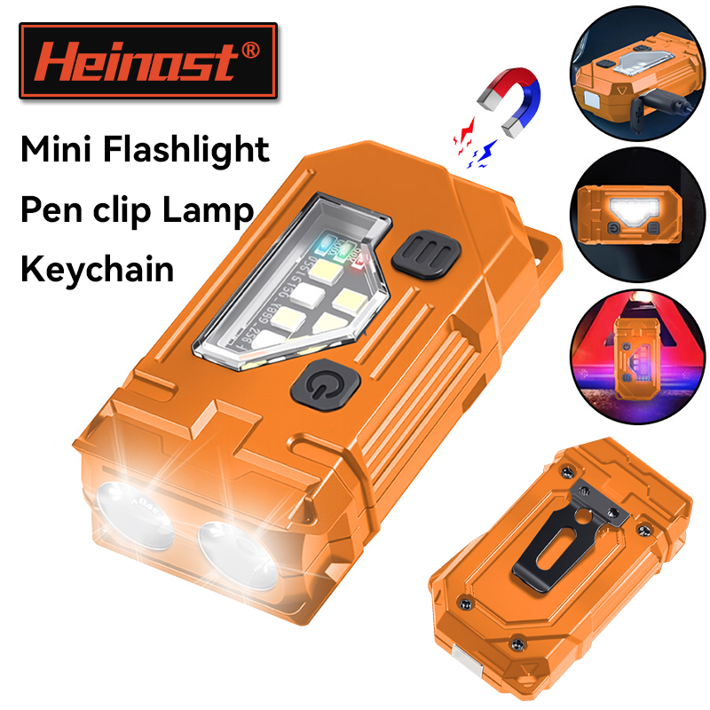 Fishing Kit Compact - Mini sleutelhanger EDC zaklamp Oplaadbare magnetische