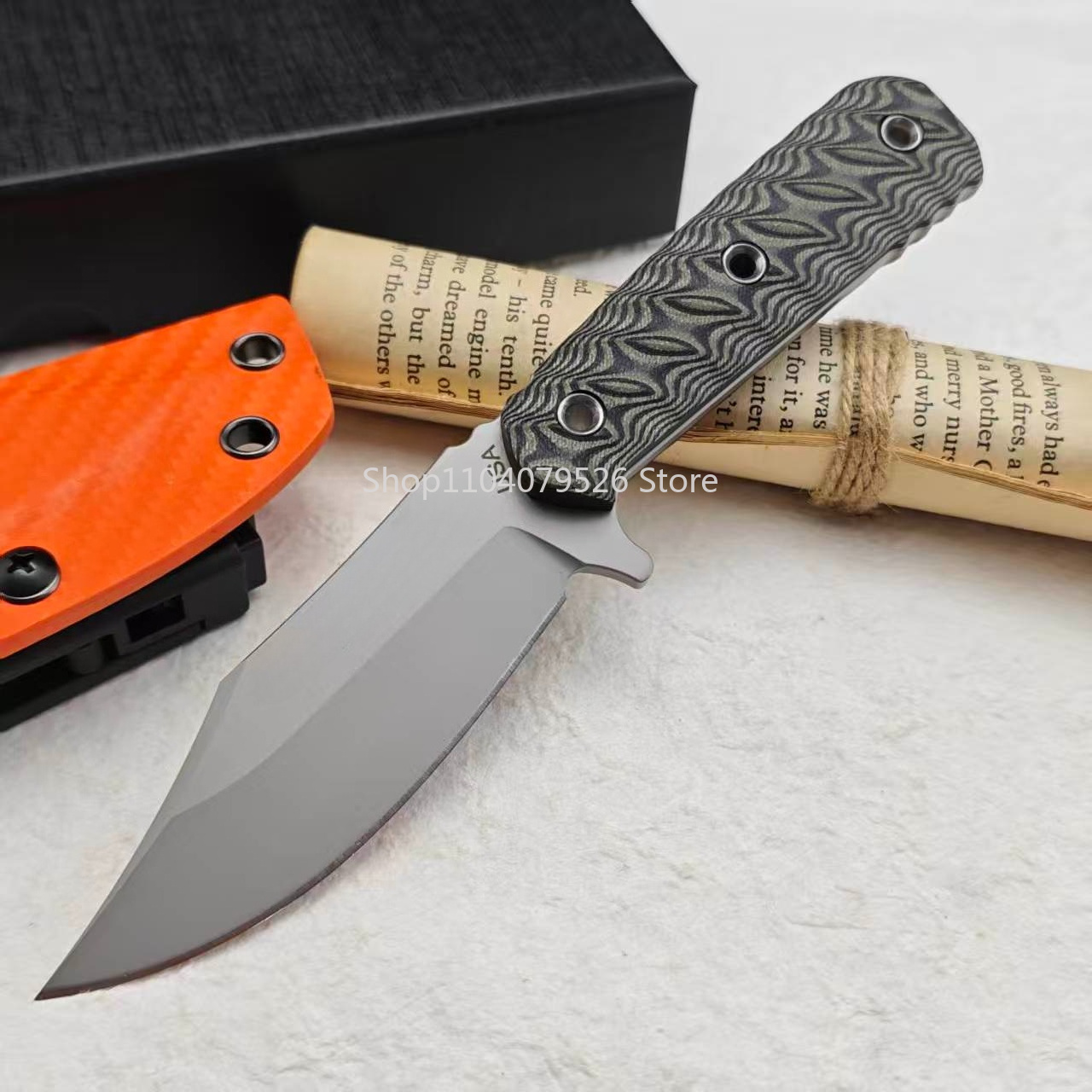 Bushcraft Knife Fixed - RMJ EDC-mes met vast mes Compacte