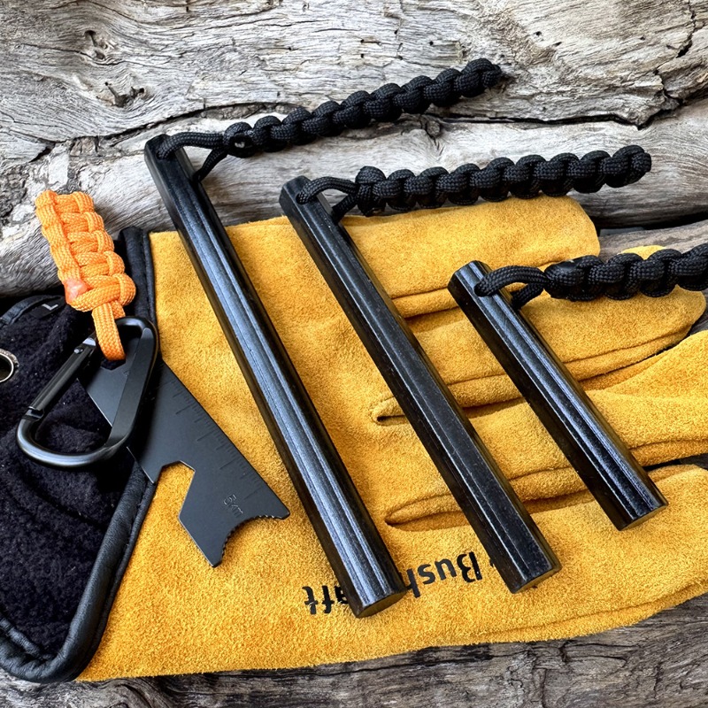 Fire Starting Kit - Handgeweven touw Hexagonale vuursteen Magnesiumstok Outdoor