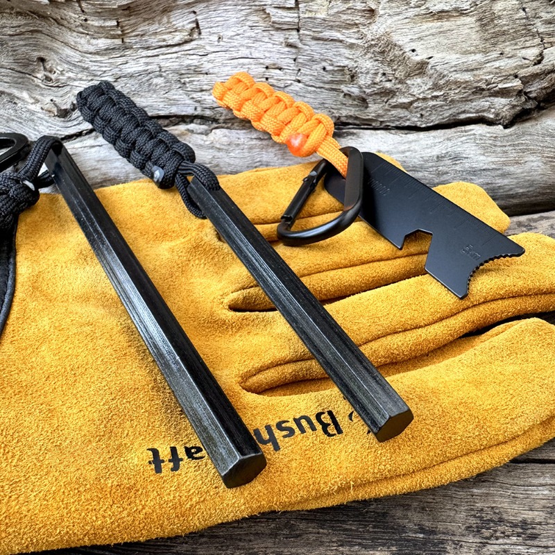 Handgeweven touw Hexagonale vu - Fire Starting Kit recensie en prijs