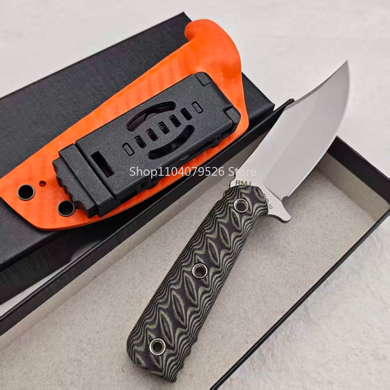 RMJ EDC-mes met vast mes Compa - Bushcraft Knife Fixed recensie en prijs