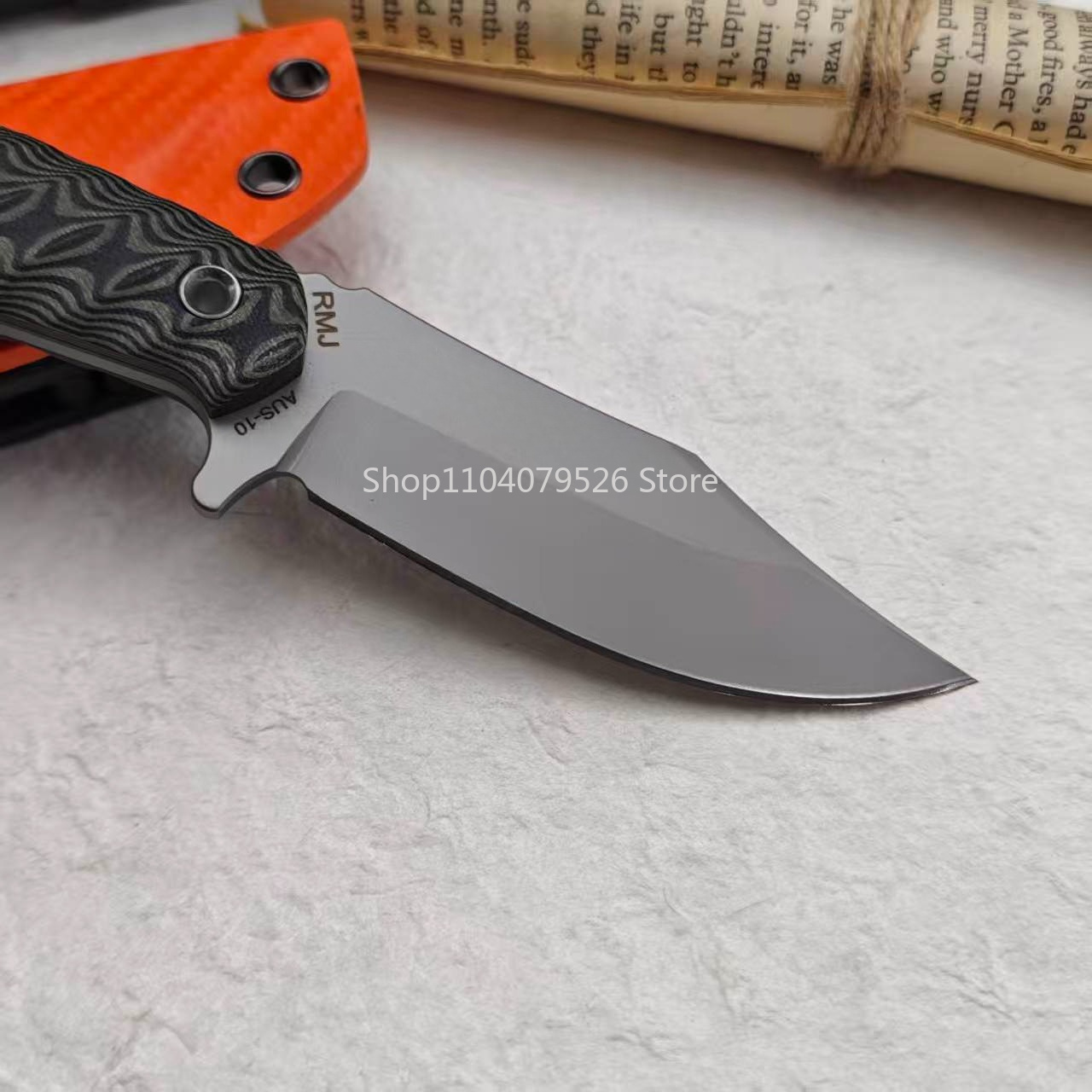 RMJ EDC-mes met vast mes Compa - Bushcraft Knife Fixed recensie en prijs