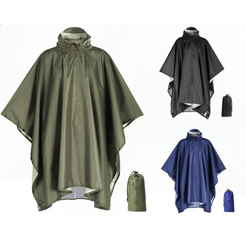 Zware regenponcho voor backpac - Emergency Poncho Rain recensie en prijs
