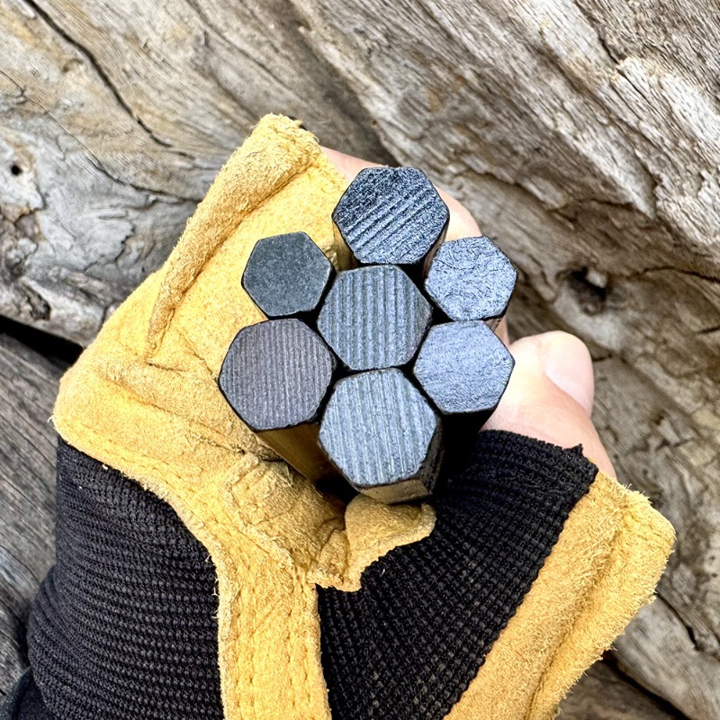 Handgeweven touw Hexagonale vu - Fire Starting Kit recensie en prijs