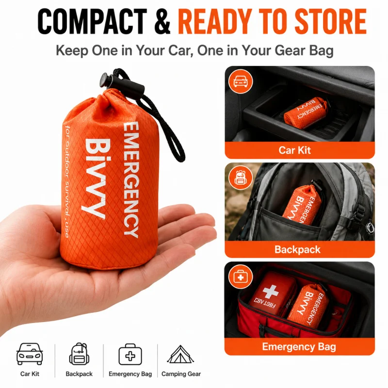 Noodslaapzak, PE-aluminiumfoli - Bivy Bag Emergency recensie en prijs